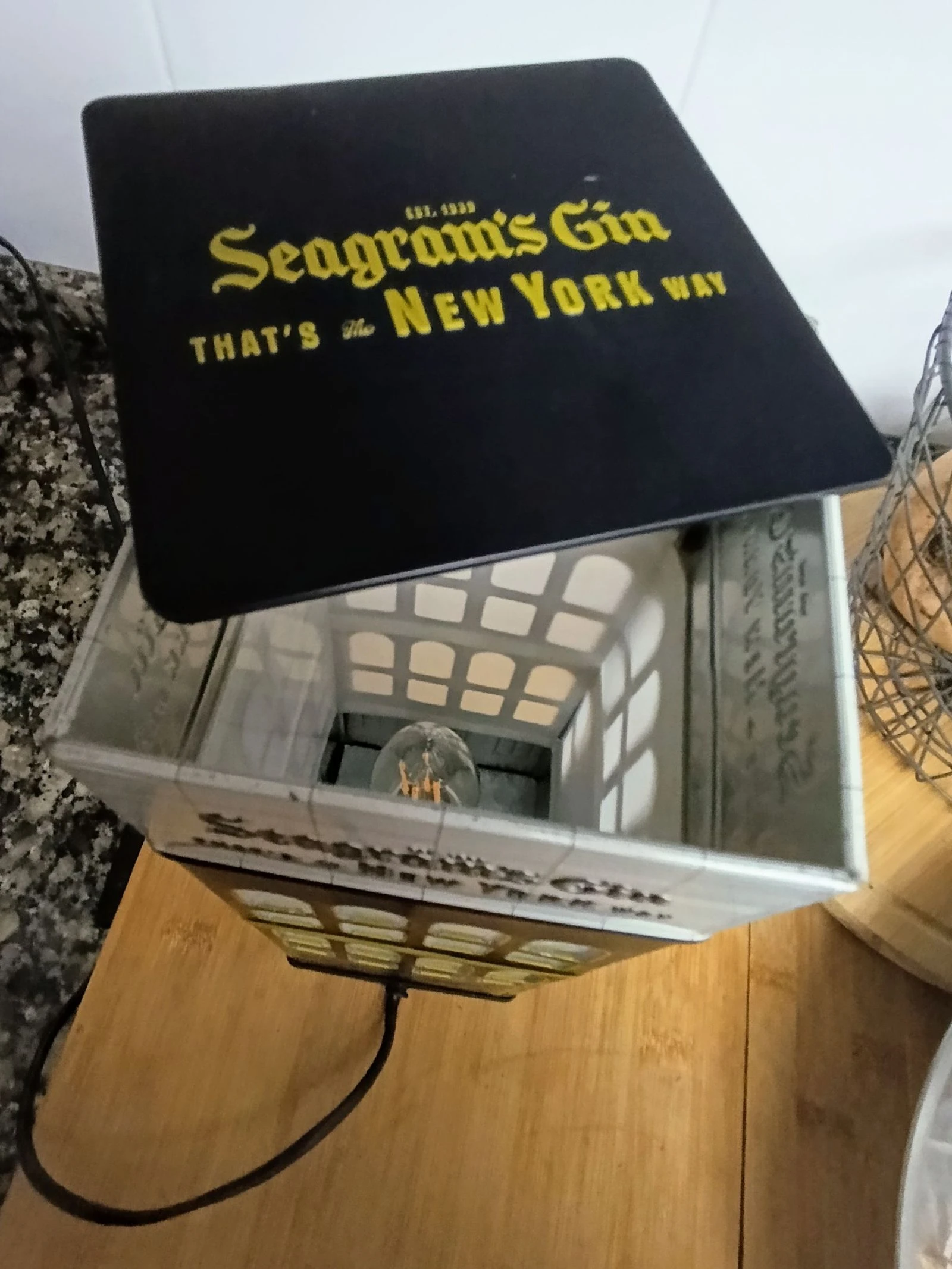 “New York Nights” sfeerlamp (Seagram’s Gin) – photo 7